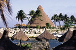 Xcaret from Cozumel
