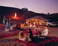 Private Overnight Safari - 1001 Arabian Stars - Camel Farm, Sandboarding, Camel Rock and BBQ Dinner