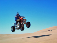 Quad Biking in the Namib Desert