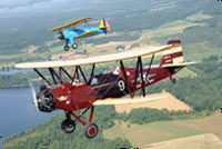 Bi-plane Flight at Fantasy of Flight