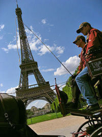 Romantic Horse and Carriage Ride through Paris