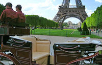 Romantic Horse and Carriage Ride through Paris