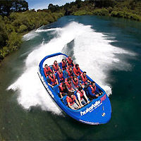 Hukafalls Jet Boat Ride in Taupo