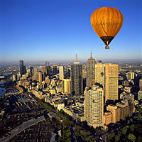 Sunrise Balloon Flight over Melbourne