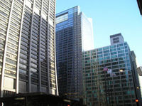 Modern Chicago Loop Skyscrapers