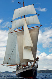 Bay of Islands Tall Ship Sailing on R. Tucker Thompson from Russell
