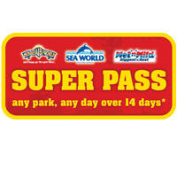 Theme Park Super Pass (Unlimited entry over 14 Days): Movie World, Sea World and Wet 'n' Wild
