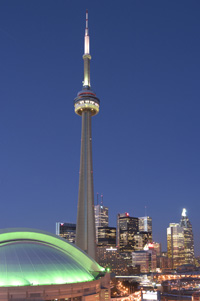 CN Tower Look Out and Glass Floor Experience