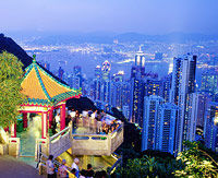 Lamma Island Dinner and Hong Kong Night Lights