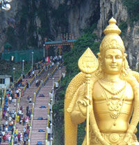 Batu Caves and Suburbs of Kuala Lumpur