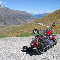 Wanaka and Arrowtown Harley Davidson Day Tour