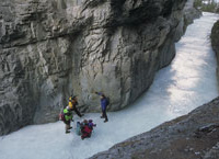 Ice Walk in Grotto Canyon