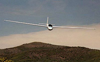 Scenic Desert Glider Flight