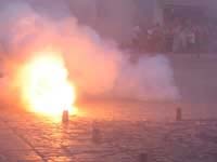 Catalan Festivals and Culture: Summer Fire Festival at Gaudi's Birthplace