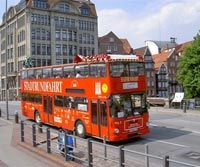Hamburg Hop On Hop Off Tour - Red Double Decker and Hummelbahn