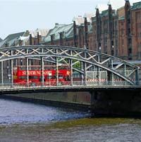 Hamburg Hop On Hop Off Tour - Red Double Decker and Hummelbahn