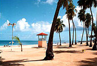 El Yunque Rainforest and Luquillo Beach from San Juan