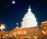 Washington DC Monuments by Moonlight