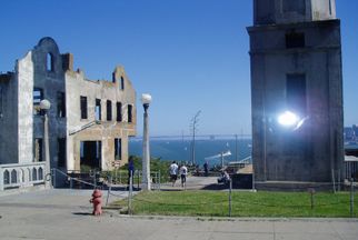 View from inside Alcatraz Alcatraz plus Muir Woods, Giant Redwoods and Sausalito