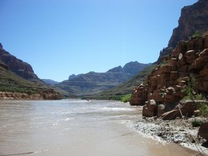 Along the Colorado River Grand Canyon West Rim Air Adventure