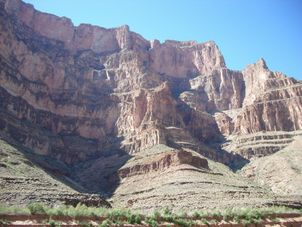 Down below Grand Canyon West Rim Air Adventure