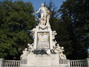 Mozart Monument Vienna Airport Shared Arrival Transfer
