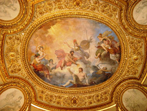 Louvre Ceiling Best of Paris by Minivan - City Tour, Louvre Museum and Seine River Cruise