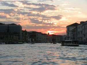 Venice sunset Venice in One Day - The Original Venice Walk and Grand Canal Boat Tour