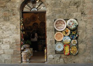 Store in San Gimignano Siena and San Gimignano Full Day Tuscany Tour from Florence