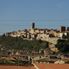 Medieval town from the road Siena and San Gimignano Full Day Tuscany Tour from Florence