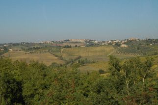 Tuscany from bus Siena and San Gimignano Full Day Tuscany Tour from Florence
