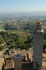 San Gimignano - view from the tower Siena and San Gimignano Full Day Tuscany Tour from Florence