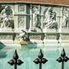 Sienna fountain in square Siena and San Gimignano Full Day Tuscany Tour from Florence