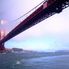 Going under the Golden Gate bridge San Francisco Champagne Brunch Cruise