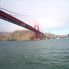 Coming under the other side of the Golden Gate bridge San Francisco Champagne Brunch Cruise