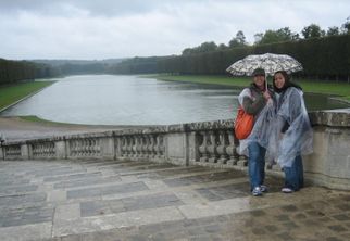 Outside the Versailles gardens Versailles Biking Tour