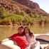 Part of the time we spent on the boat after the helicopter tour Grand Canyon West Rim Combo: Luxury SUV, Helicopter and Boat