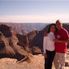 Gustavo and Lucia in the Grand Canyon Grand Canyon West Rim Combo: Luxury SUV, Helicopter and Boat
