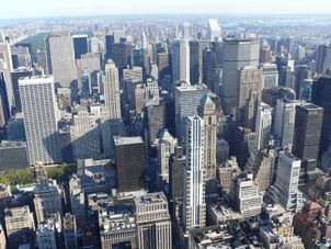 View from top of Empire State Building Empire State Building Observatory