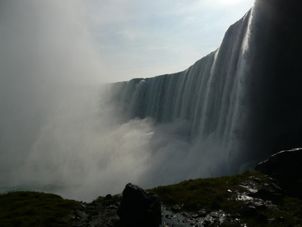 Tunneling in! Niagara Falls from New York by Air