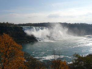 Overview of Niagara Falls Niagara Falls from New York by Air