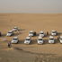 Lining up in the dunes 4x4 Desert Wonder Safari - Sandboarding, BBQ Dinner and Bellydancer