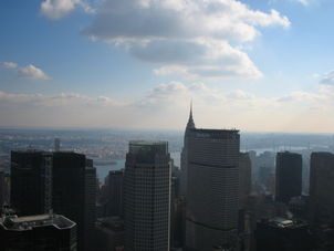 View from the front of the Top of the Rock Top of the Rock&trade; Observation Deck