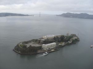 Alcatraz with Golden Gate San Francisco Vista Grande Helicopter Tour
