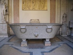 Ancient Roman tub Skip the Line: Vatican Museums Walking Tour including Sistine Chapel, Raphael's Rooms and St Peter's