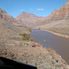 Colorado River and the helicopter landing point Grand Canyon West Rim Air Adventure