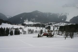 Alps above Salzburg - Sleigh Ride Christmas Horse Drawn Sleigh Ride from Salzburg