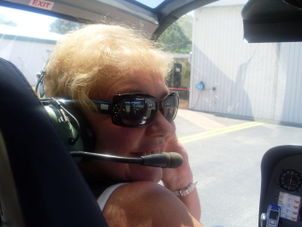 Co-pilot enjoying front row seats Sydney Harbour Scenic Helicopter Flight