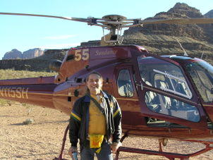 A nurse gets his dream trip! Grand Canyon All American Helicopter Flight