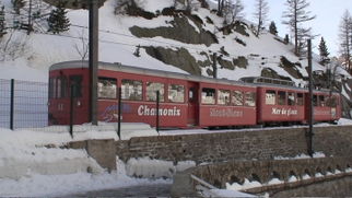 Glacier train Chamonix and Mont Blanc